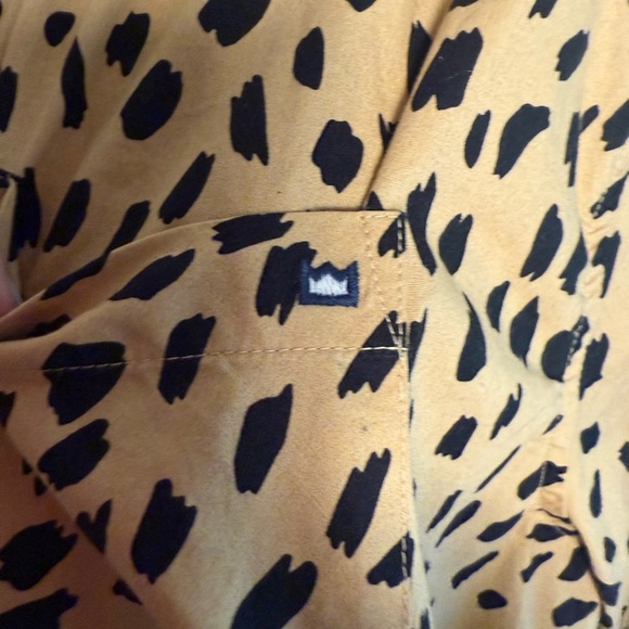 Crown & Ivy Leopard Print Button-Up Shirt - Picture 2 of 7